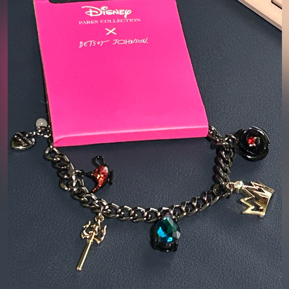 Disney Parks Jewelry Halloween Villains Charm Bracelet Betsey Johnson